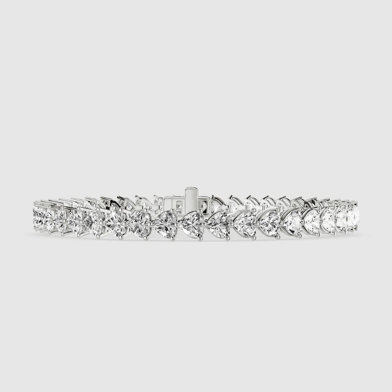 Sweetheart Tennis Bracelet-Heart