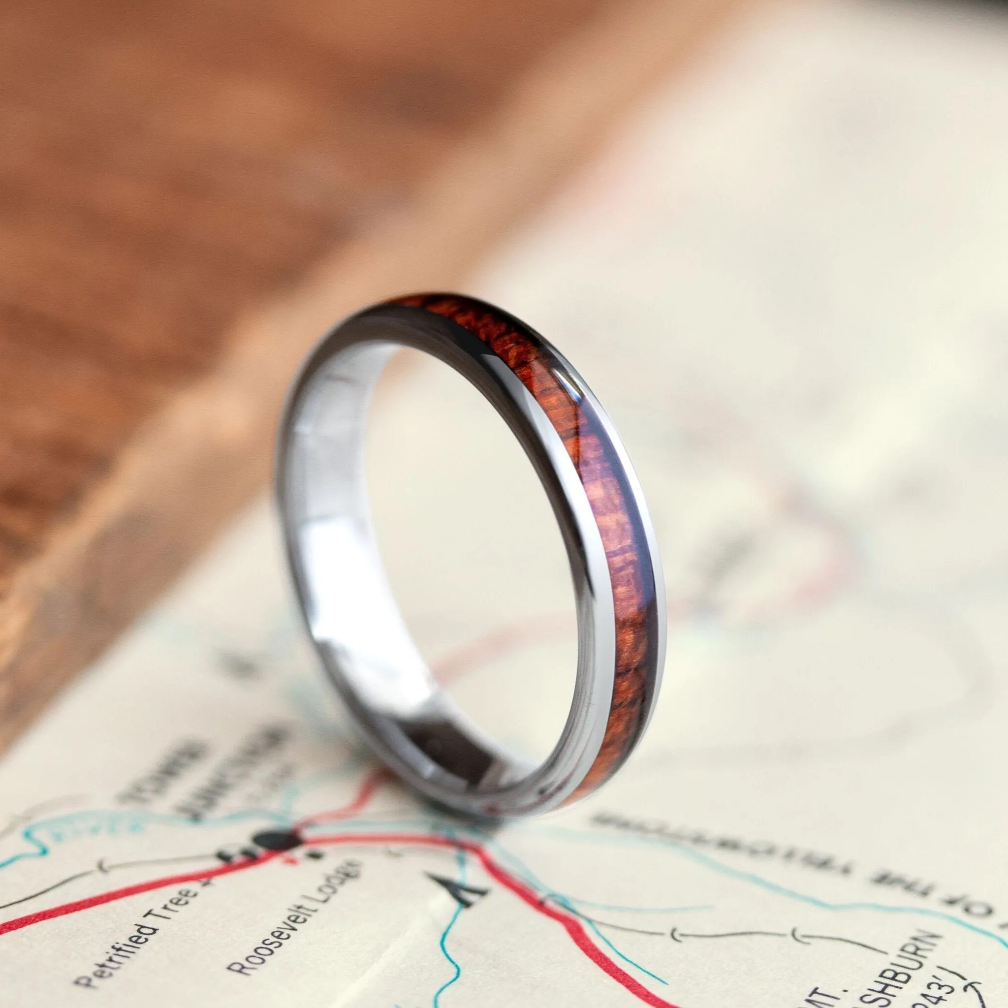 The Classic - The Original Wood Ring (4mm Width)