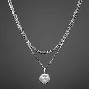 The Da Vinci Pendant Set - Silver RG1011S