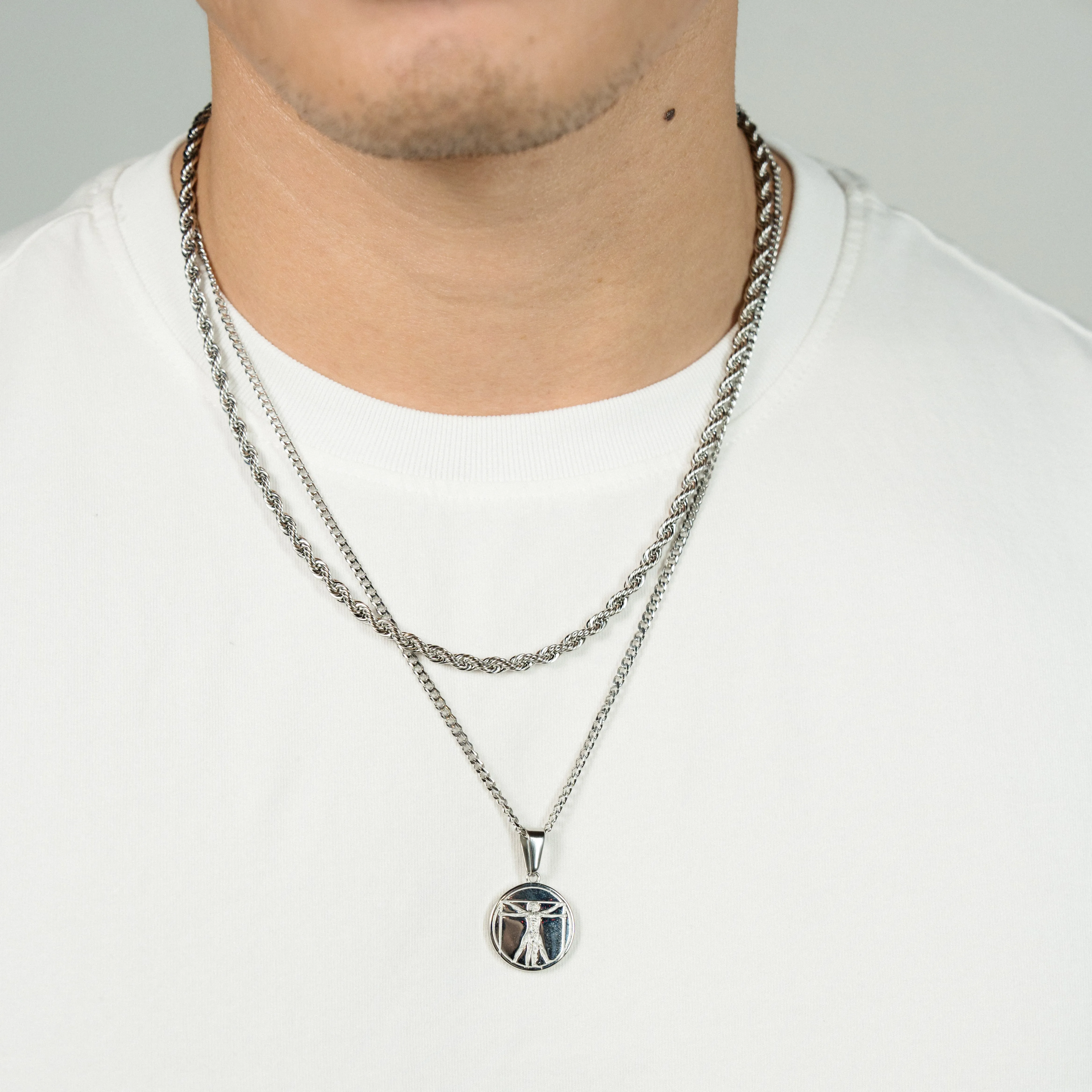 The Da Vinci Pendant Set - Silver RG1011S