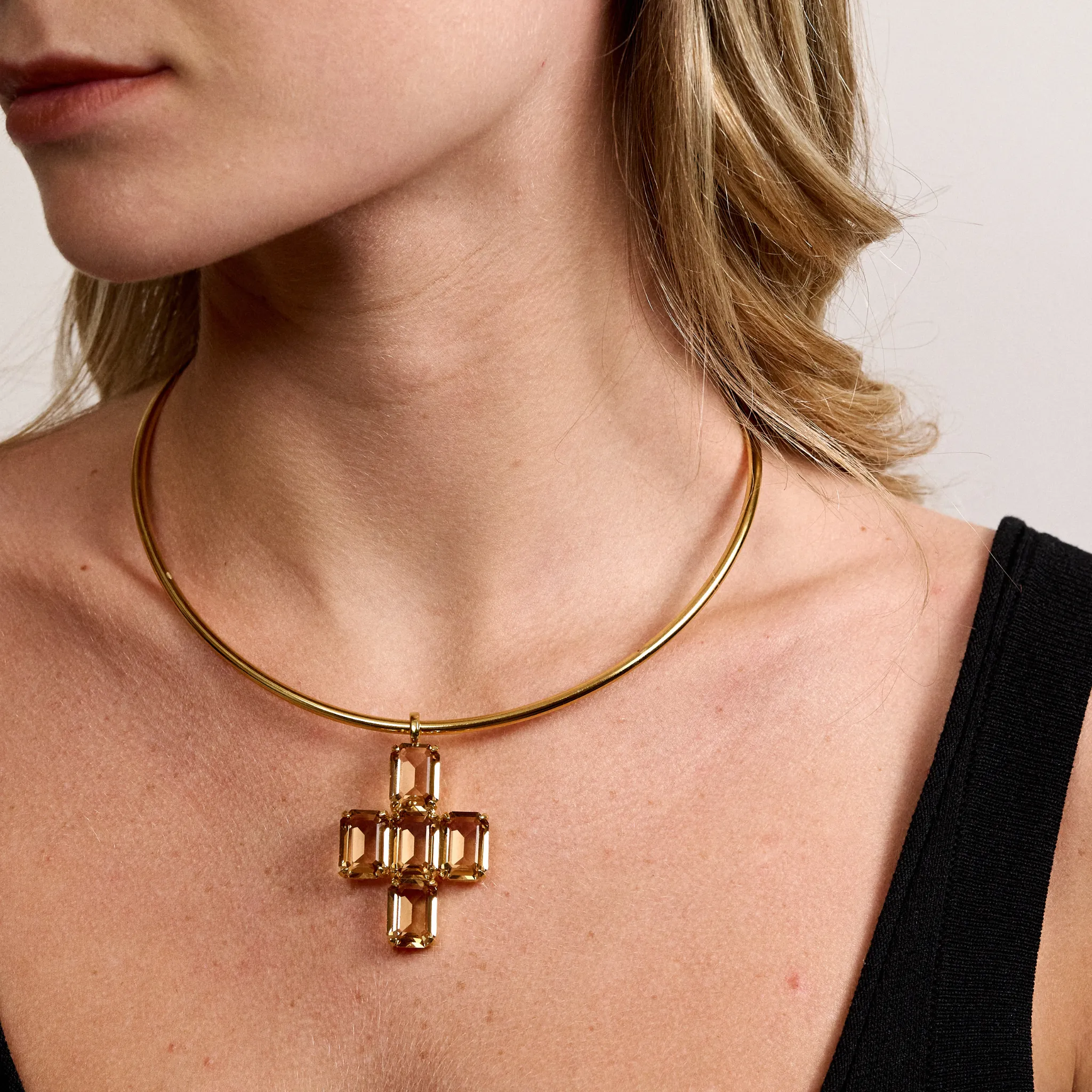 Timeless Gold Torque Necklace