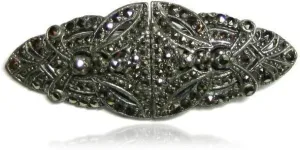 Vintage 1930s Marcasite Dress Clip Brooch