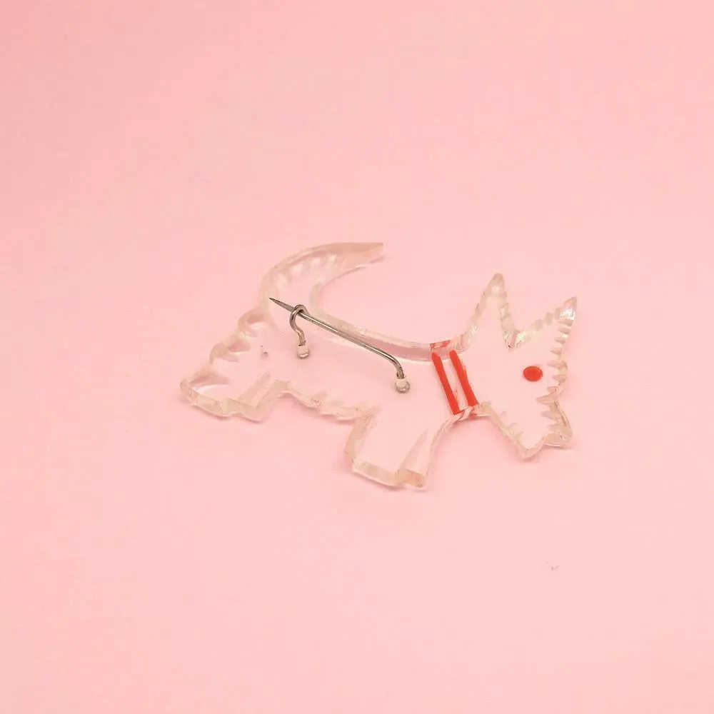 Vintage 1950's Scottie Dog Brooch