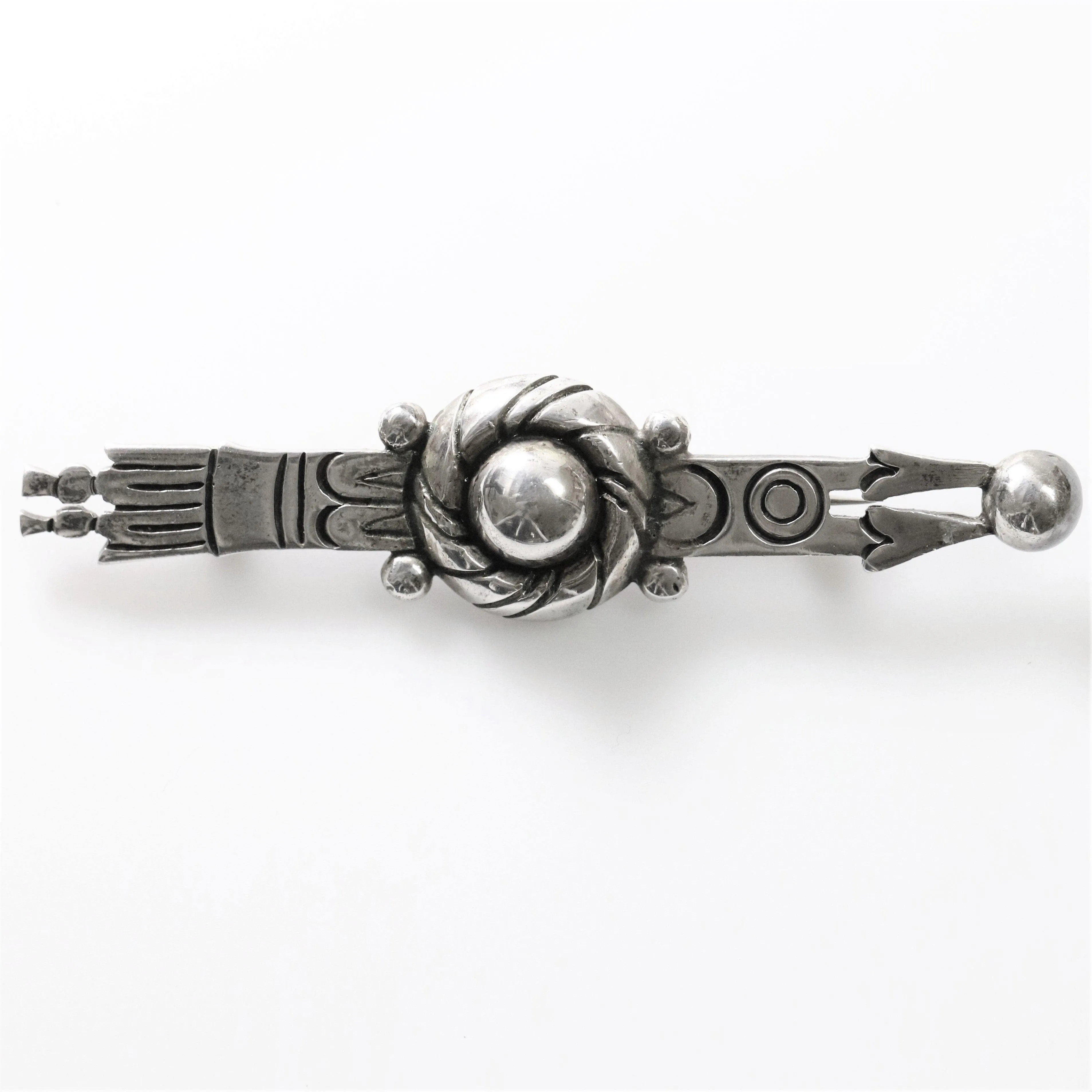 Vintage Taxco William Spratling Jewelry | Silver Arrow Bar Brooch