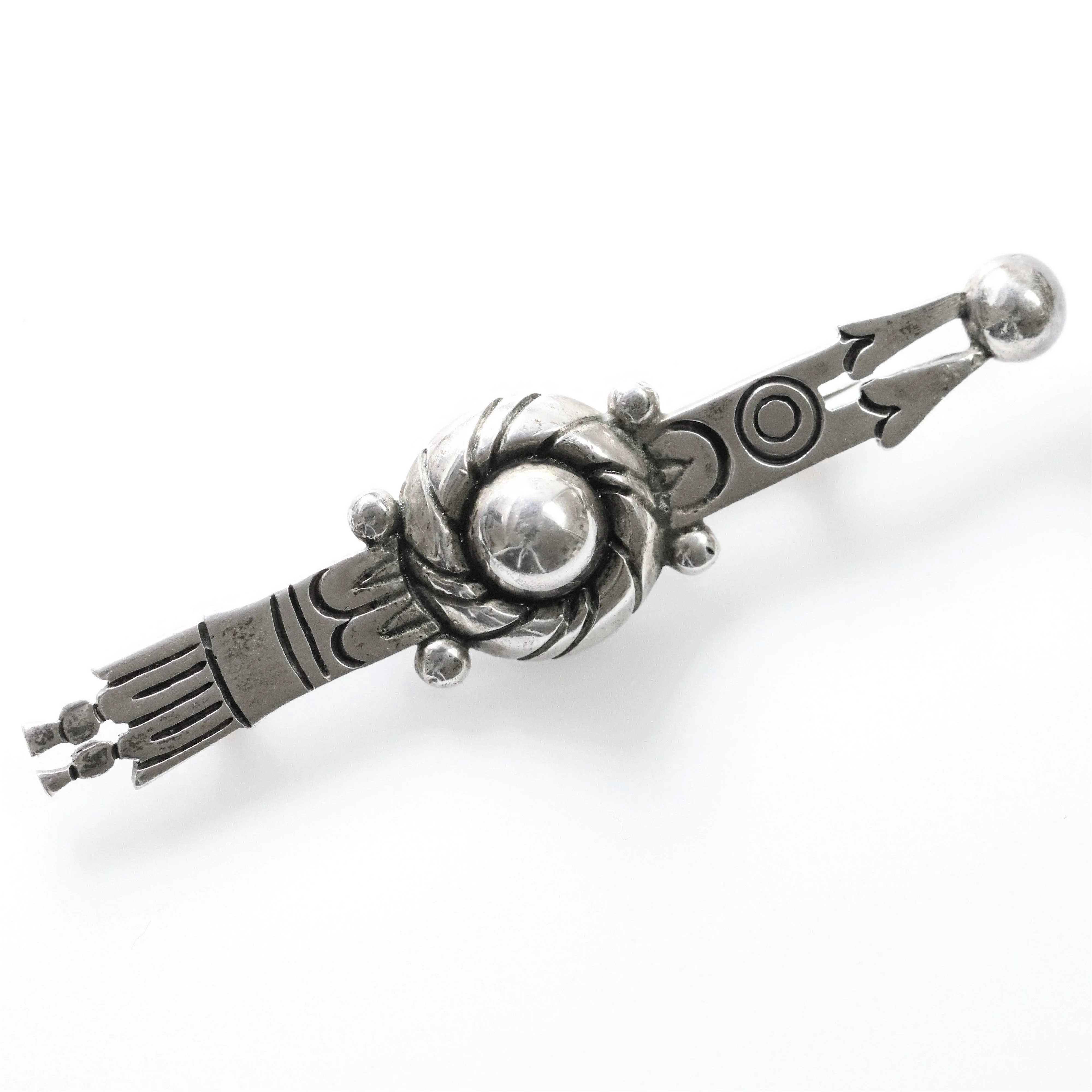 Vintage Taxco William Spratling Jewelry | Silver Arrow Bar Brooch